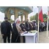 آیت‌الله غفوری در آیین اهتزاز پرچم ایران: خدمت صادقانه مدافعان سلامت، جلوه‌ای از ایثار و مقاومت است