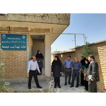 بازدید رئیس مرکز بهداشت شهرستان از مراکز خدمات جامع سلامت روستایی