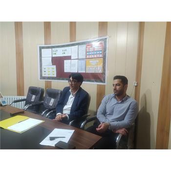 بازدید معاون سیاسی، امنیتی و اجتماعی فرمانداری شهرستان هرسین از شبکه بهداشت و درمان